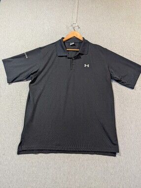Under Armour LA Kings Polo Shirt Men's XL Black